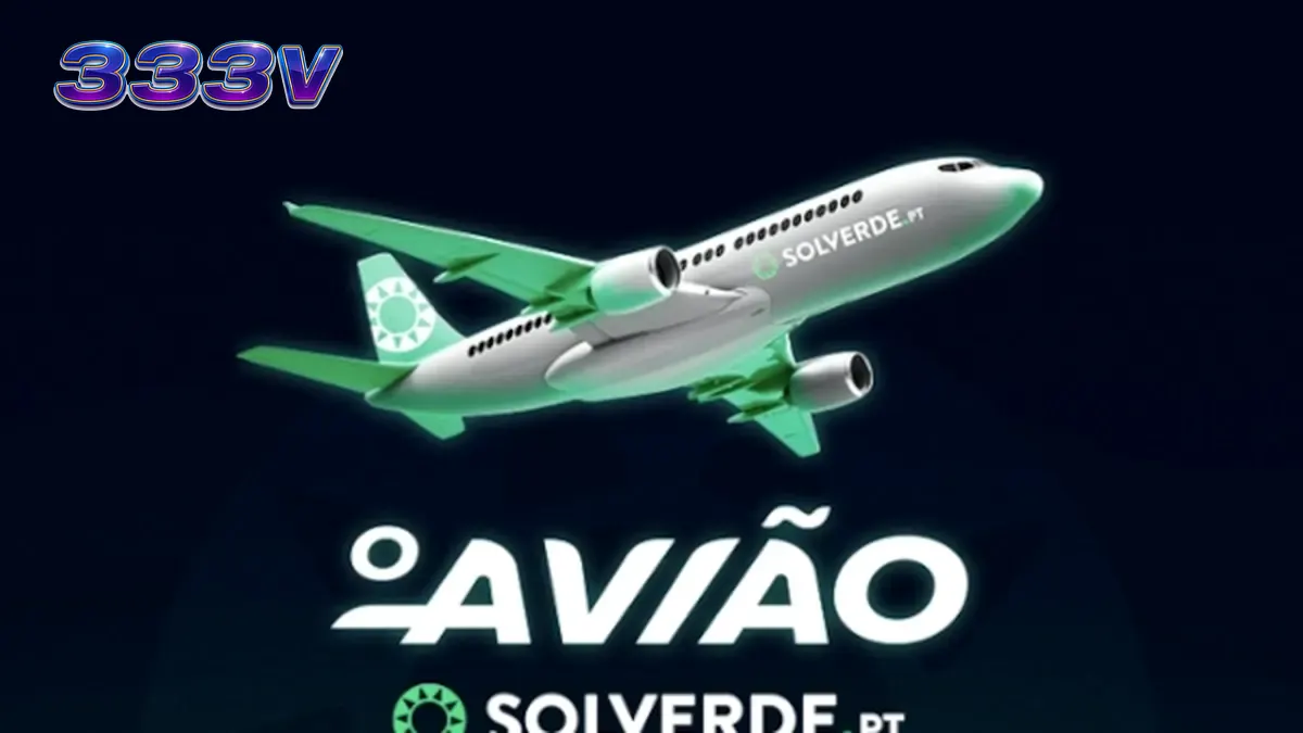 Tampilan visual permainan O Aviao dengan tema penerbangan modern